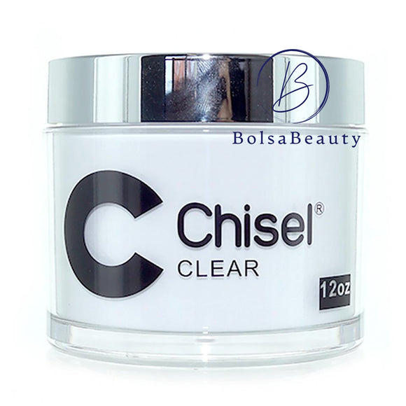 Chisel - Recambio de polvo acrílico para inmersión 12 oz (transparente, natural, rosa...)