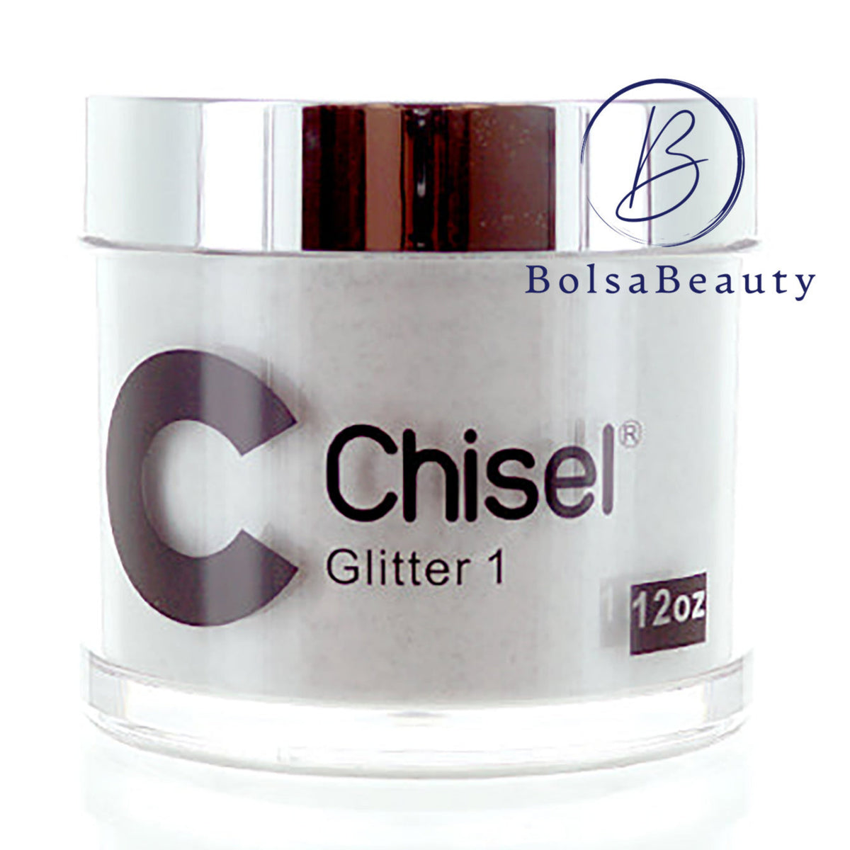 Chisel Dip Powder Glitter 1 Refill (12oz) BolsaBeauty Nail Supply