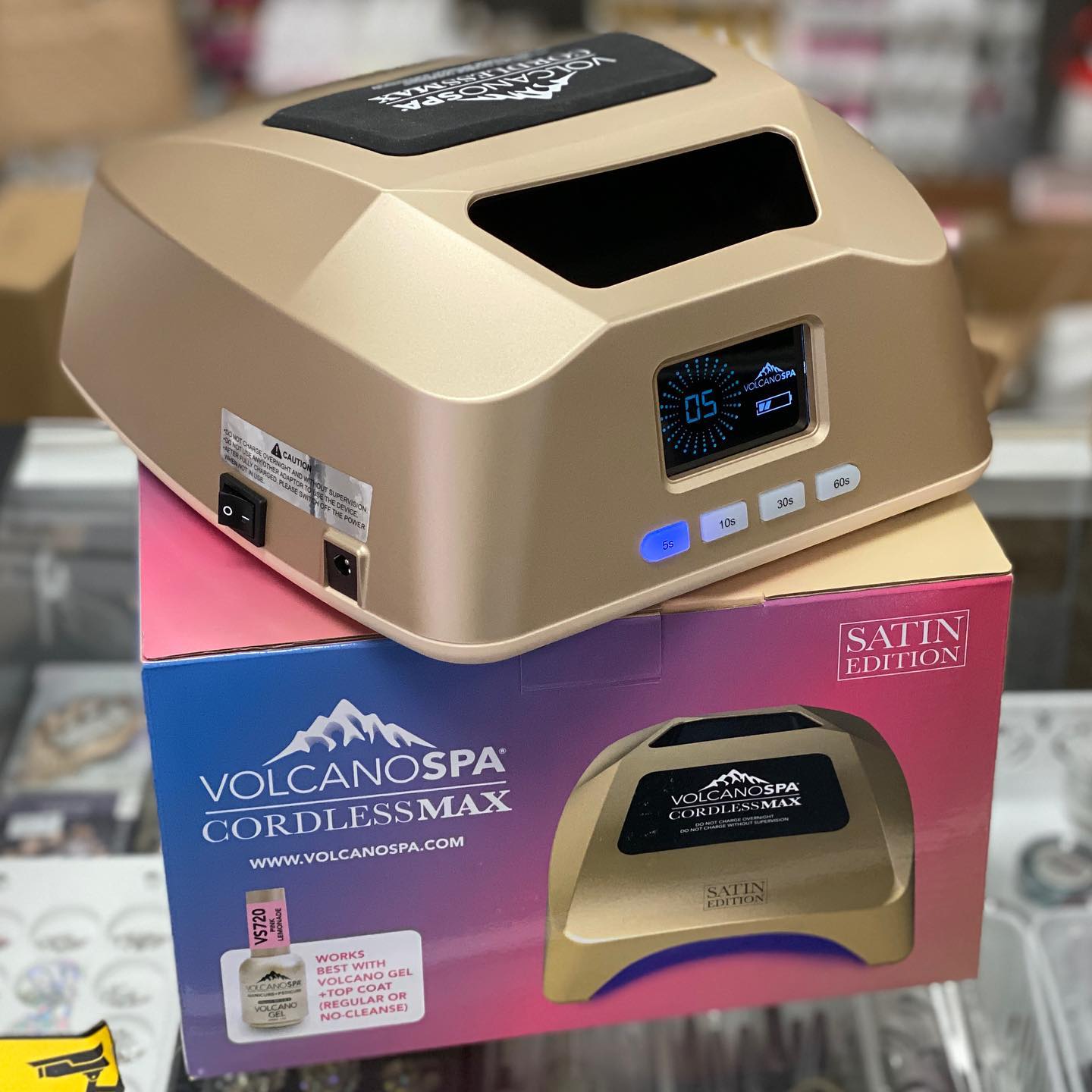 Gel II - LED UV Lamp 7D Volcano - Gold – BolsaBeauty Nail Supply