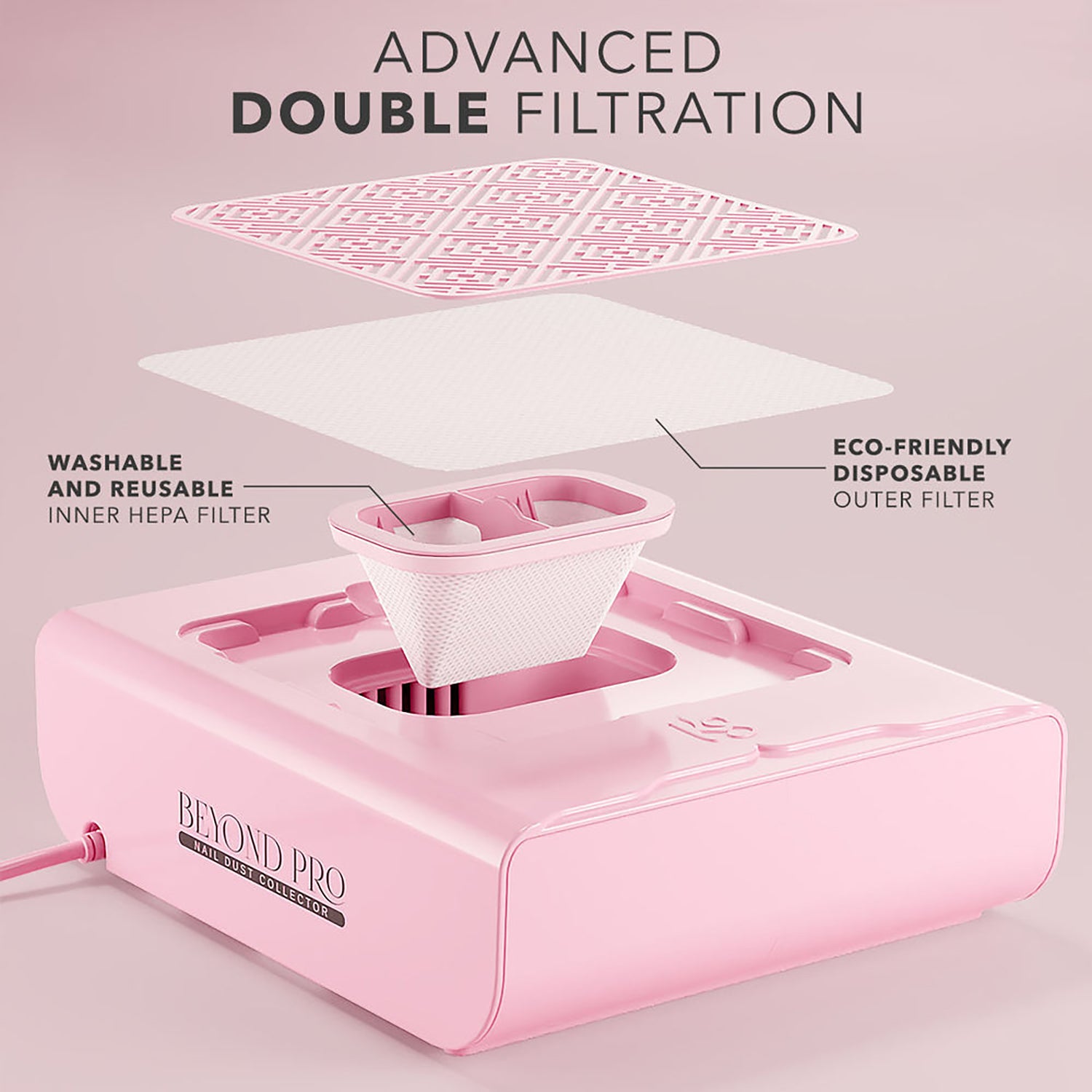 Kiara Sky - Beyond Pro Dust Collector - Pink – BolsaBeauty Nail Supply