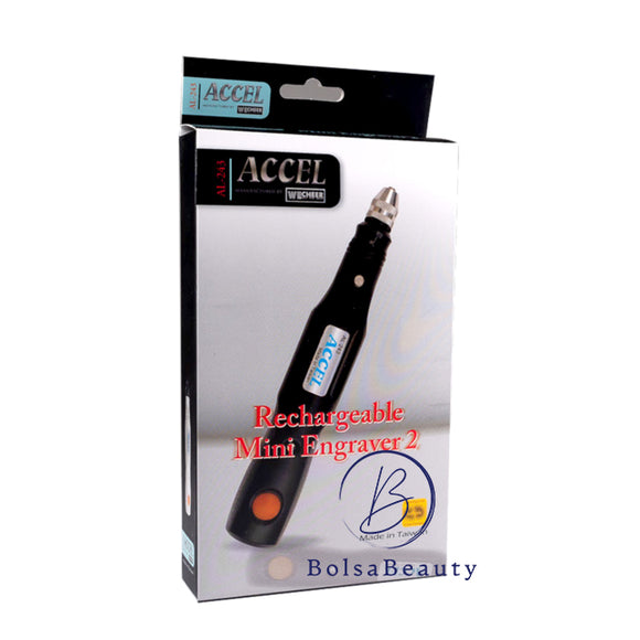 Accel - AL243 Recharge Cordless Drill (Black/ White)