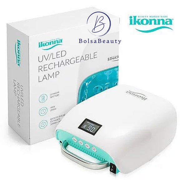 Ikonna - Lámpara UV/LED recargable - Blanco (48W)