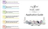 Cre8tion - Nail Art Efecto Unicornio - Juego completo de 16 colores (NUEVO)