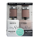 Cre8tion - Duo Gel & Nail Lacquer Solid 0.5oz (#101 to #144)