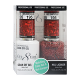 Cre8tion - Duo Gel & Nail Lacquer Glitter 0.5oz (#145 to #216)