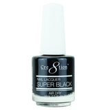 Cre8tion - Gel & Lacquer Super White, Super Black (15ml)