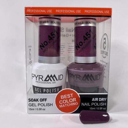 Pyramid Duo - Duo Gel & Polish 0.5oz (#451 to #500)