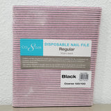 Cre8tion - Regular Nail File 50pcs (White/ Black/ Zebra)
