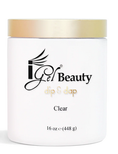 iGel - Beauty Dip & Dap Refill 16oz (Clear, Pink)